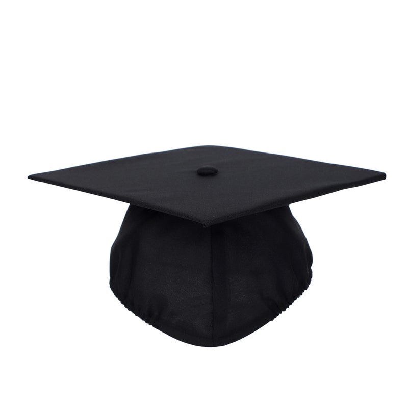 FtyFty Unisex Adult Matte Graduation Cap with Tassel Year Charm (Black) - Image 2